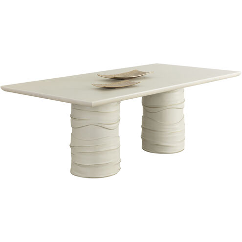 Alanya 84 X 44 inch Cream Outdoor Dining Table